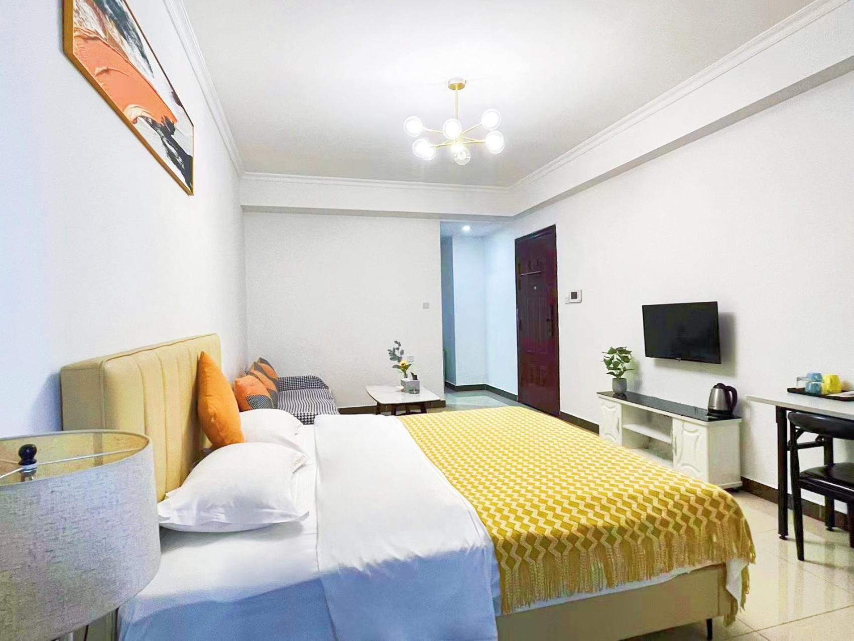 Pazhou Angda International Aparthotel Canton Fair Branch Eksteriør billede