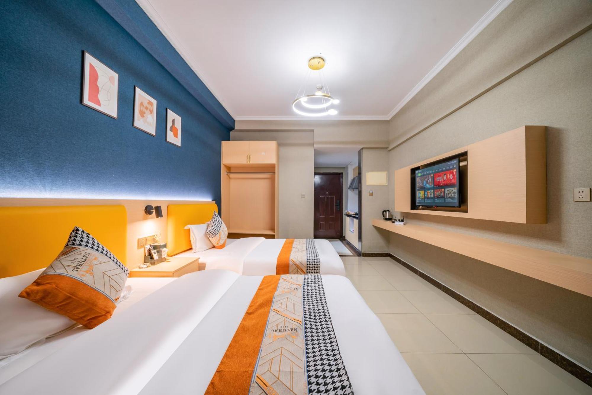 Pazhou Angda International Aparthotel Canton Fair Branch Eksteriør billede
