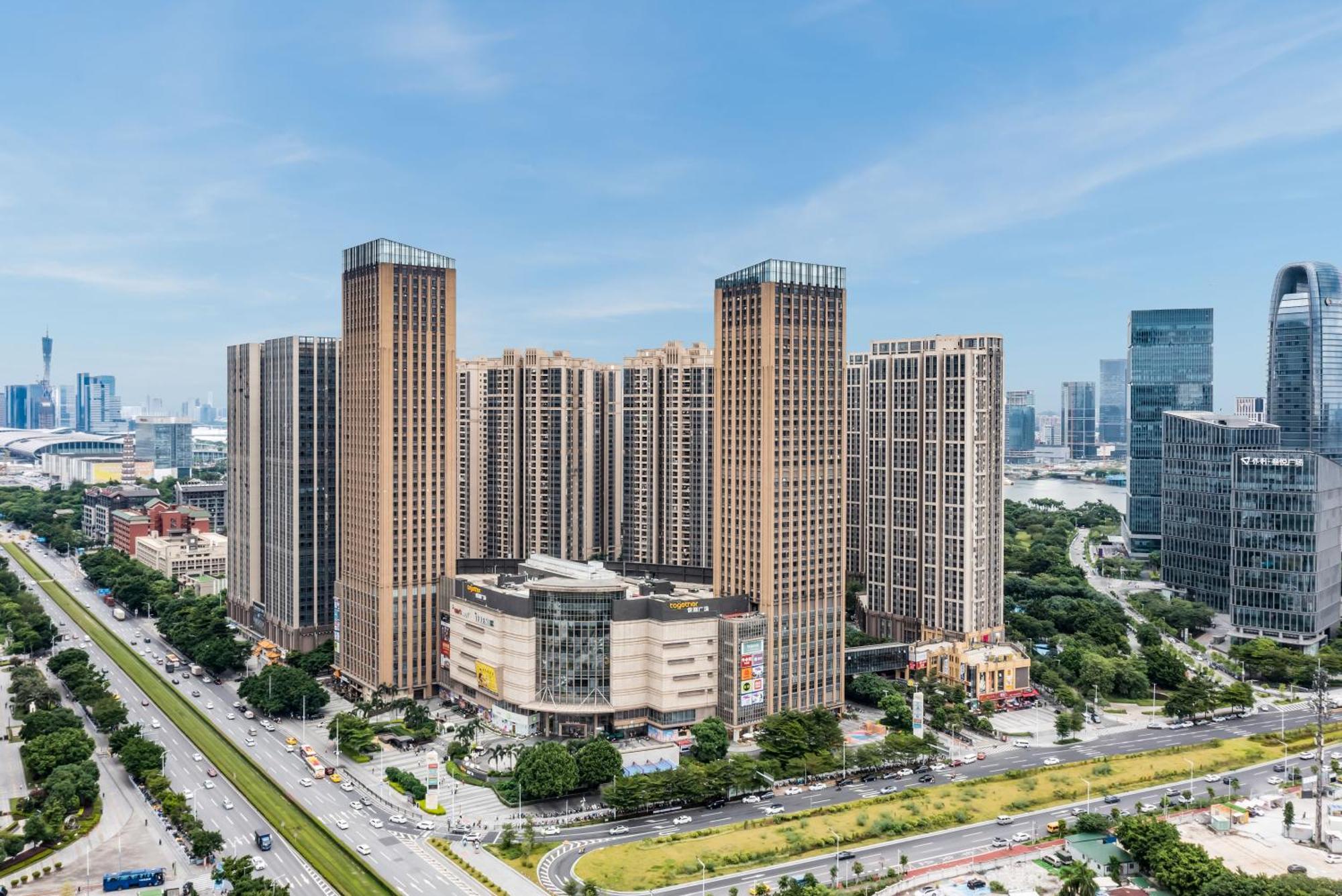 Pazhou Angda International Aparthotel Canton Fair Branch Eksteriør billede