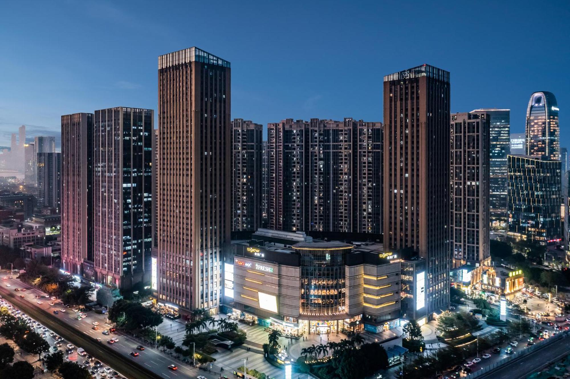 Pazhou Angda International Aparthotel Canton Fair Branch Eksteriør billede